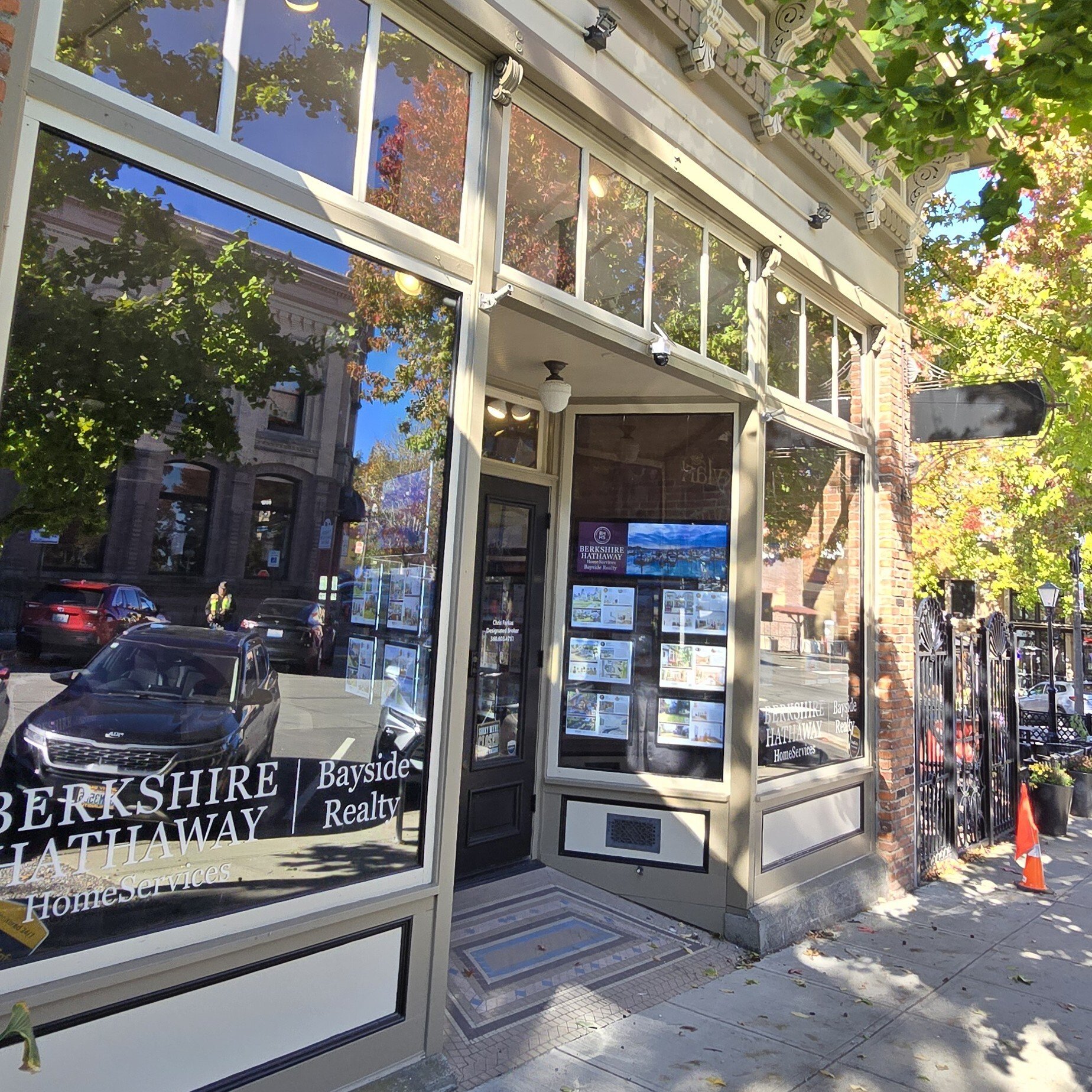 Squared commercial storefront